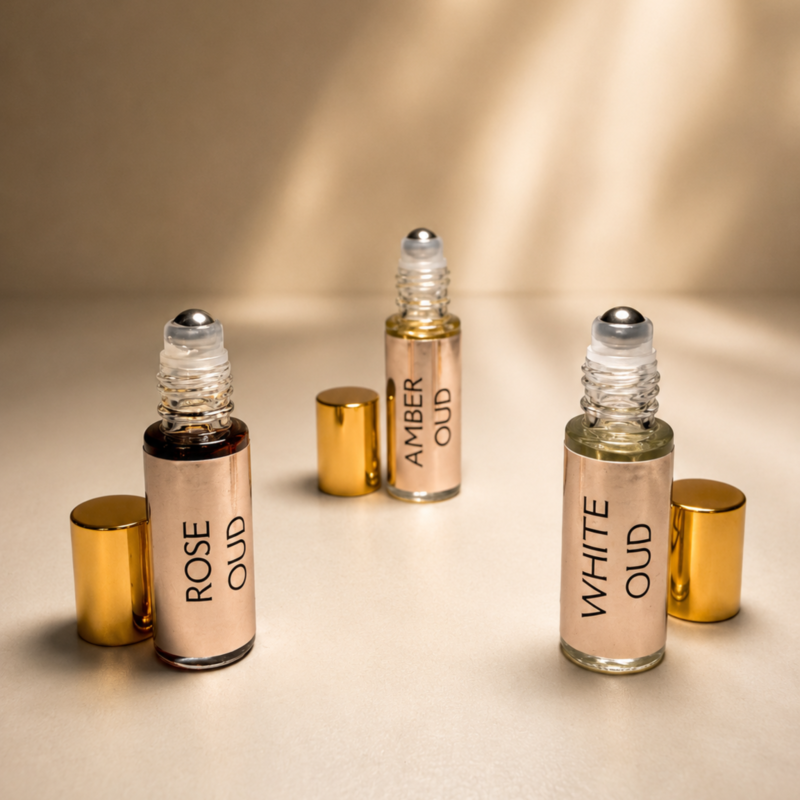 Oud Edit- White Oud, Rose Oud, Amber Oud Hover View